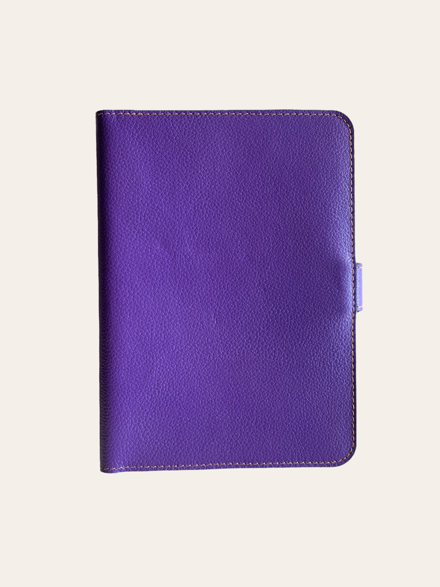 Porta agenda cuero morado “YO SOY”