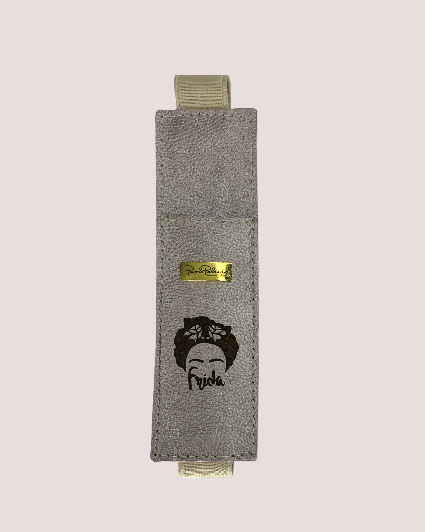 Potaesferos en cuero oro rosa Frida