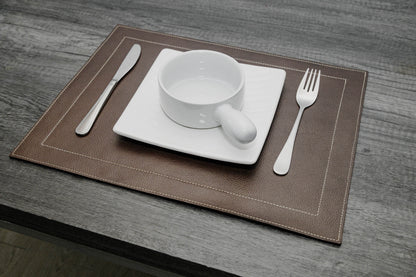 Individual cuero doblefaz