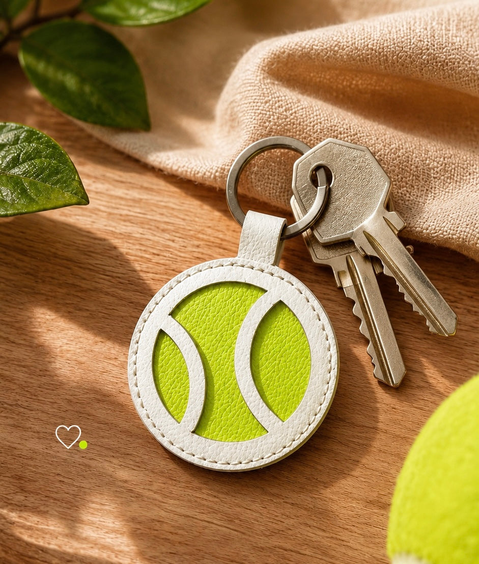 🎾 Llavero Pelota de Tenis Personalizado - sintético