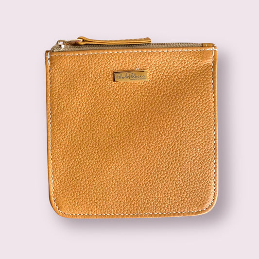 Monedero mediano mostaza